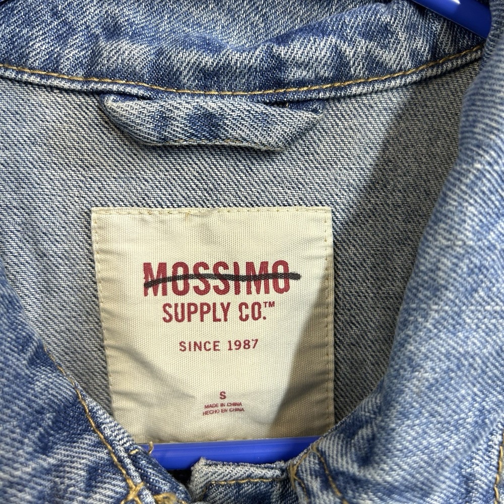 Mossimo Y2K Denim Jacket Sleeveless S - Picture 2 of 4